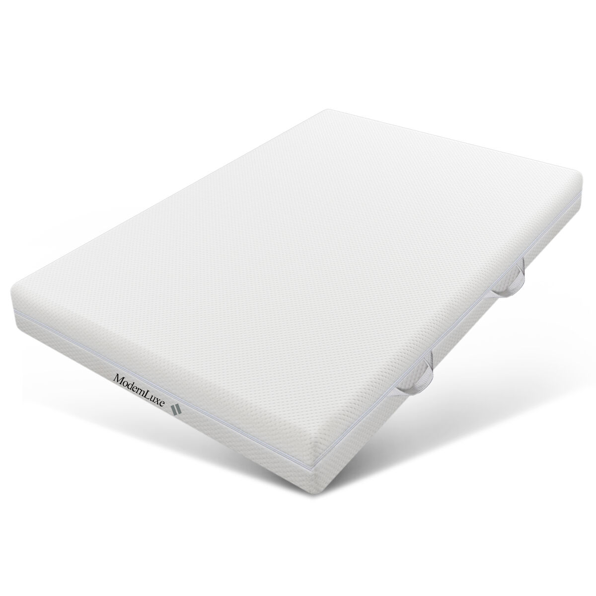 Colchón espuma fría 180x200 - 7 zonas, altura 20 cm, h3/h2, ergonómico con asas y funda lavable, fibra climática, con cremallera completa