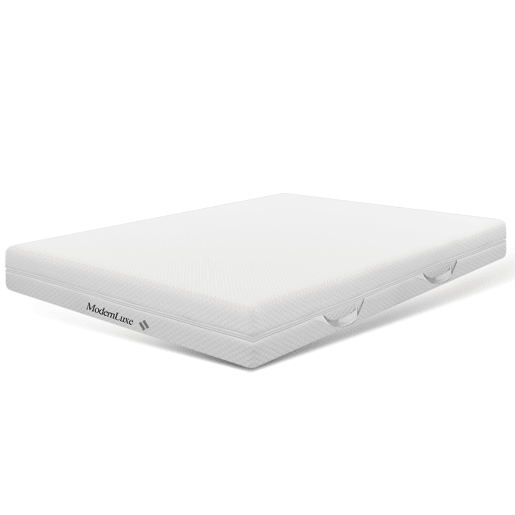 Colchão de espuma fria 180x200 - 7 zonas, altura 20 cm, H3H2, ergonómico com alças e capa lavável, fibra climática, com fecho completo