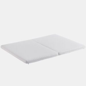 Colchão dobrável 140x200 cm e 140x100 cm - ergonómico, respirável, duradouro, espuma H3, certificado Öko-Tex - Branco