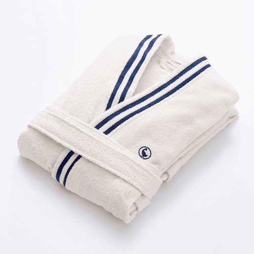 Roupão cru ML 320GSM 100% algodão liso com logótipo bordado El Ganso