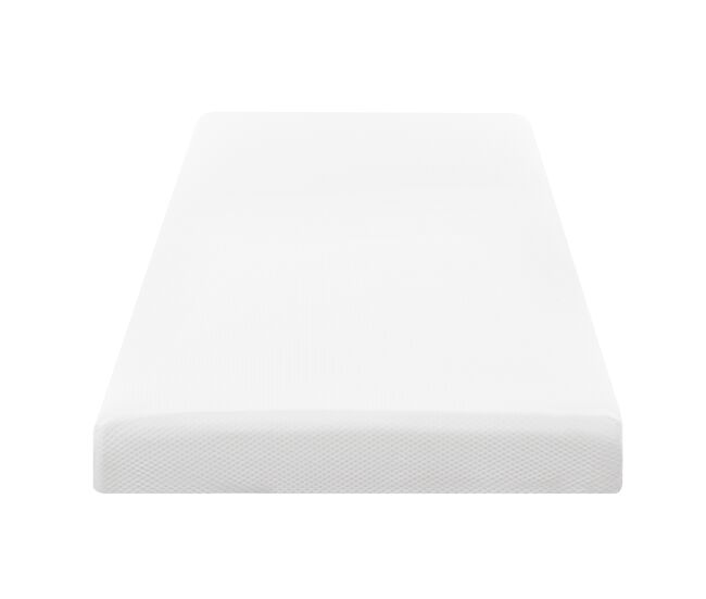 Colchón 90x200cm - ergonómico, transpirante, öko-tex certificado, con partículas antideslizantes y asas - blanco