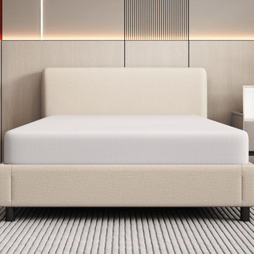 Colchão 90x200cm - ergonómico, respirável, certificado Öko-Tex, com partículas antiderrapantes e alças - Branco