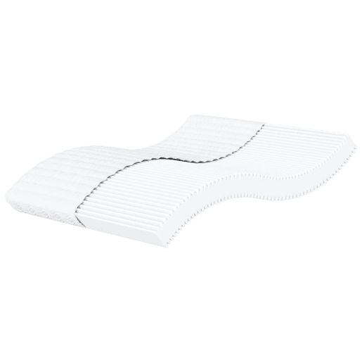vidaXL Colchão de espuma 200x200 cm dureza H2 H3 branco