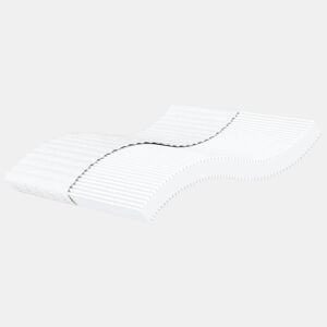 vidaXL Colchão de espuma 100x200 cm dureza H2 H3 branco