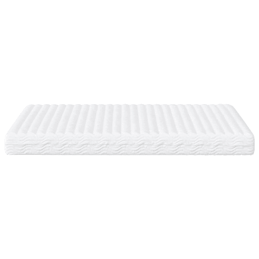 vidaXL Colchão de espuma 200x200 cm dureza H2 H3 branco