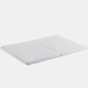 Colchão dobrável 140x200 cm e 140x100 cm - ergonómico, respirável, duradouro, espuma H3, certificado Öko-Tex - Branco