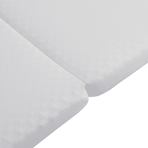 Colchão dobrável 140x200 cm e 140x100 cm - ergonómico, respirável, duradouro, espuma H3, certificado Öko-Tex - Branco