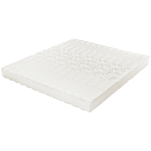 Colchão de espuma fria 180x200 - 7 zonas, altura 20 cm, H3H2, ergonómico com alças e capa lavável, fibra climática, com fecho completo
