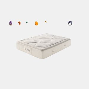 Colchão Viscoelástico Biocrystal Gold 30 - 90X190 cm - Moonia