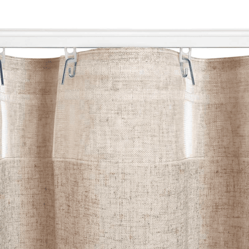 Cortinado com ilhós bege cortinas bege tanslúcido 280 x 300