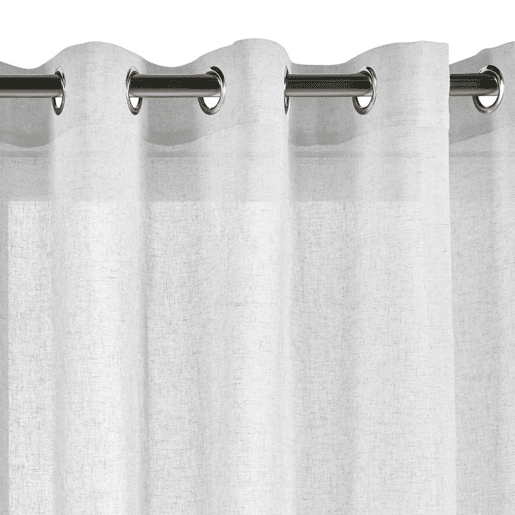 Cortinado com ilhós brancos cortinas para sala de estar cortinas tanslúcidas 280 x 300