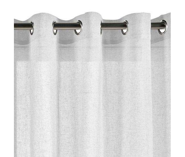 Cortina cinta blanca cortinas salon tanslucida 200 x 300