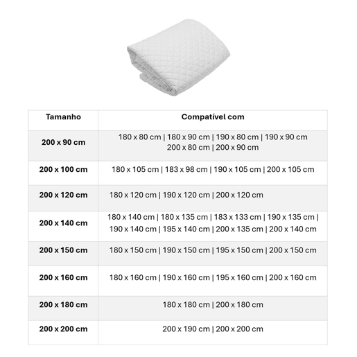 Indream Protetor impermeável acolchoado para colchão 120 x 200 cm (até 30 cm) Multicor.