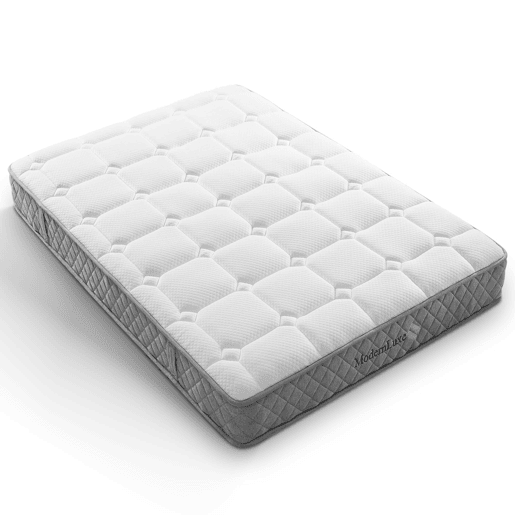 Colchão ortopédico 180x200 cm - 7 zonas, H3, 20 cm, com alças, embalagem a vácuo - Branco