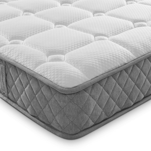 Colchão ortopédico 180x200 cm - 7 zonas, H3, 20 cm, com alças, embalagem a vácuo - Branco