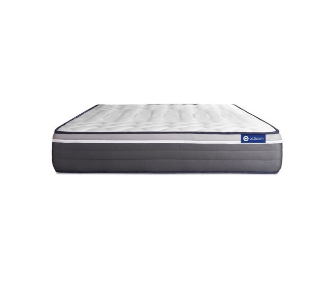 Colchón actilatex plus 140x200cm, grosor: 26cm, látex y espuma viscoelástica, muy firme, 7 zonas de confort