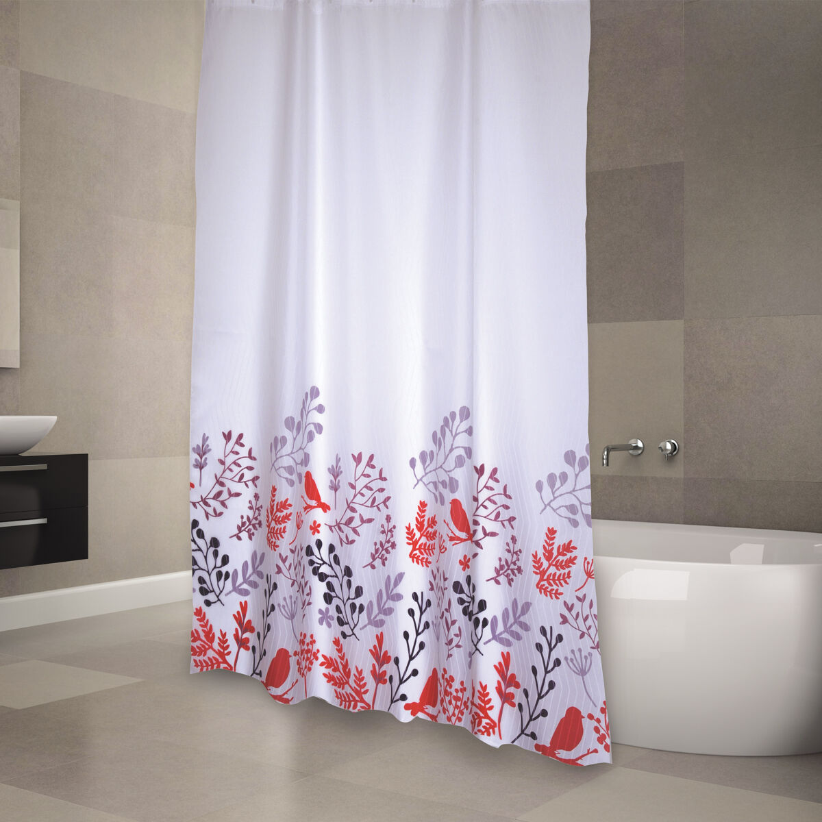 Cortina De Baño Birds