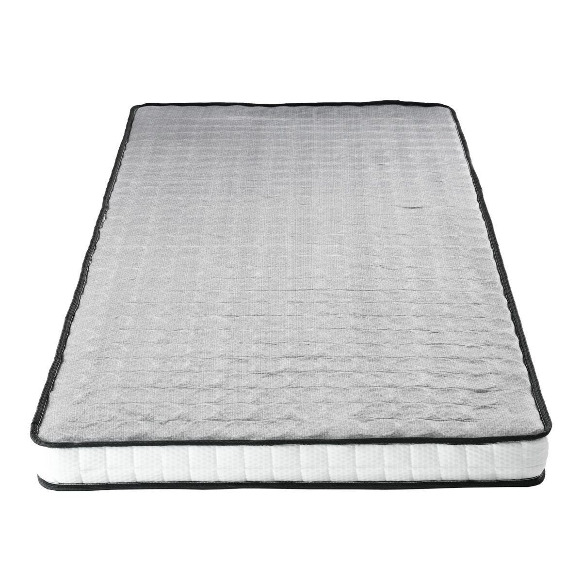 Colchón muelles 90x190 cm - h3 firmeza, ergonómico, 10 cm grosor, enrollado - blanco