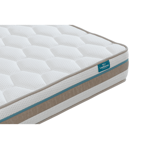 Leafsleep Colchão Nature Cloud Visco u2014 190 x 135 cm, Altura 23 cm, Viscoelástico e Tecido Tencel™.