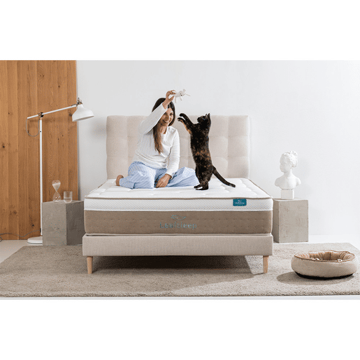 Colchão Nature Cloud Cotton 200 x 120 cm u2014 Algodão e Tencel™, núcleo Espuma Biocell.