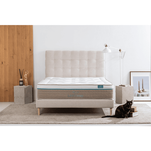 Colchão Leafsleep Nature Prime Viscogel 200 x 80 x 30 cm, gel viscoelástico e tecido Tencel.