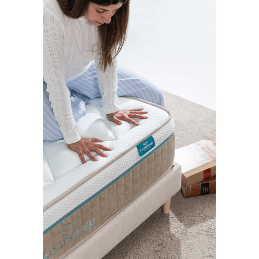 Colchão Leafsleep Nature Prime Viscogel 200 x 80 x 30 cm, gel viscoelástico e tecido Tencel.