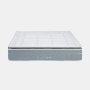 Colchão Luxury Topper 190 x 120 cm, mola ensacada e viscoelástico, altura 30 cm.