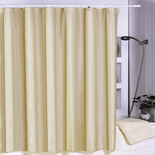 Cortina de chuveiro PVA MSV em bege 180 x 200 cm