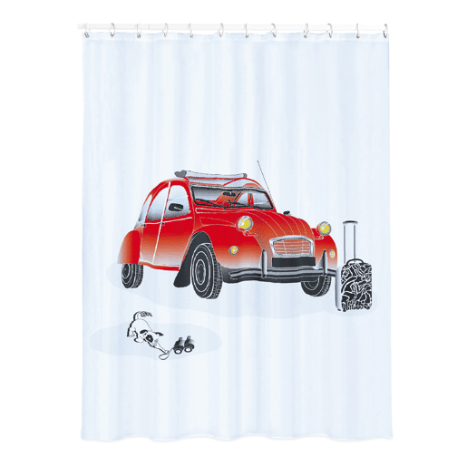 Curtain de banho de poliéster180x200 guarda -chuvas 2CV