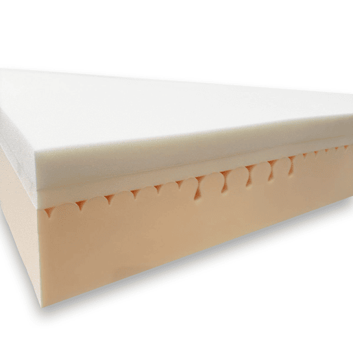 Colchão Intense para camas articuladas - espuma perfilada e viscoelástica, 190 x 70 cm, altura 24 cm.
