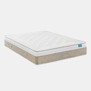 Colchão Nature Spring Deluxe Leafsleep 190 x 140 cm, altura 30 cm, molas ensacadas e viscoelástica.