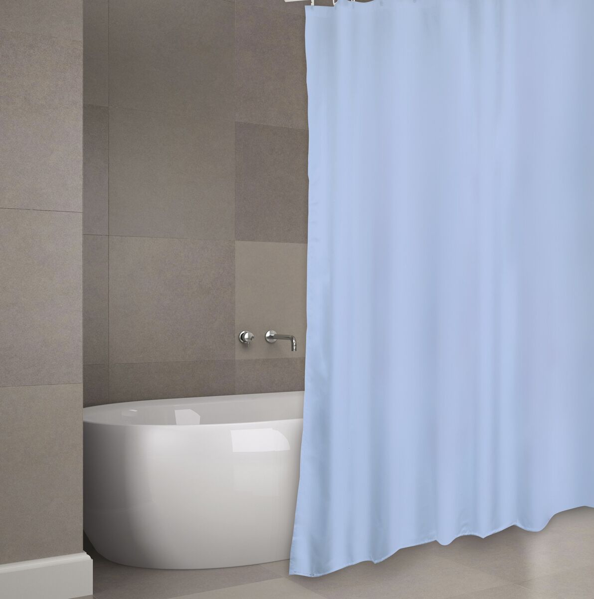 Cortina de baño polyester 180x200 cm premium sky