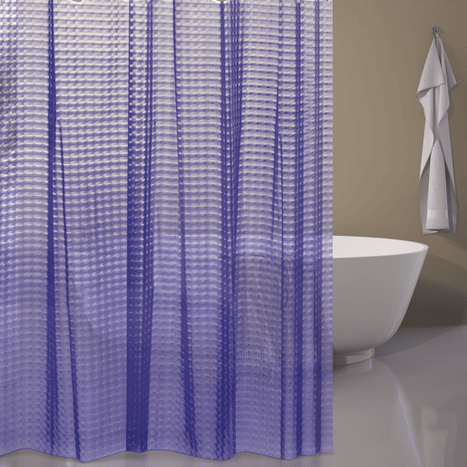 Cortina de banho 180 x 200 cm EVA Premium 3D Violet