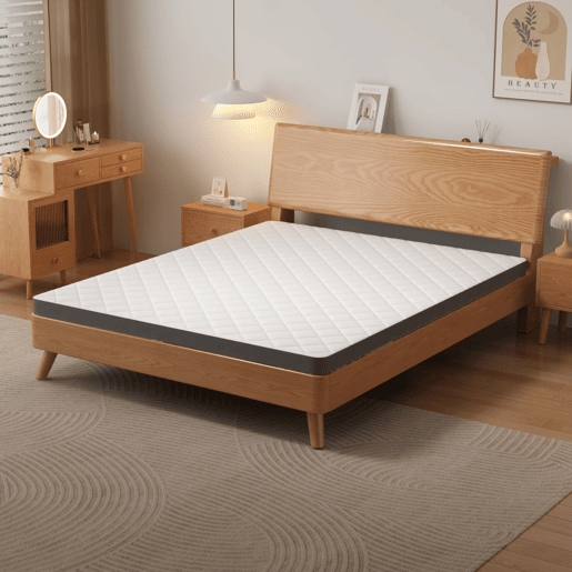 Colchão de molas H3 140x200 - firmeza média, espuma de 7 zonas, apoio lombar - branco