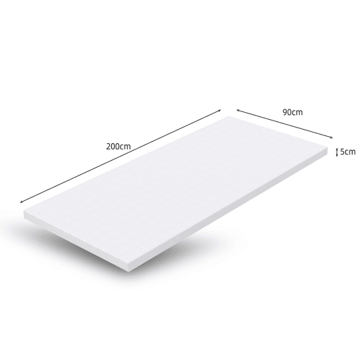 Colchão de molas 160x200 cm - Conforto H3, médio, lavável, espuma laranja - Branco