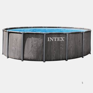 INTEX Piscina redonda desmontável Greywood 5 metros com filtro e acessórios