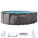 INTEX - Piscina desmontable circular INTEX - Piscina desmontable circular Gris Oscuro