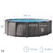 INTEX - Piscina desmontable circular INTEX - Piscina desmontable circular Gris Oscuro