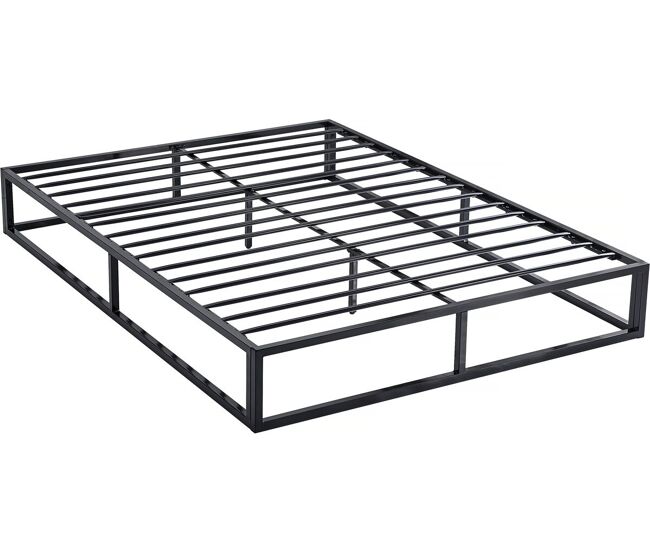 Somier de metal 140 x 190 - negro