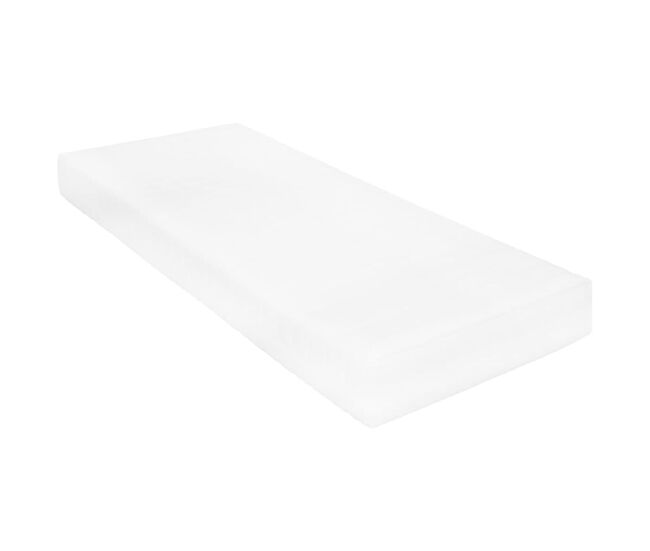 Colchón de espuma pu trineo 7 zonas blanco 180x200 cm