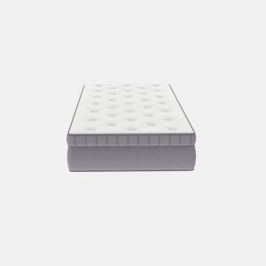 Colchão de molas 180x200 cm - 7 zonas, espuma confortável, ergonómico, H3, 25 cm - Branco