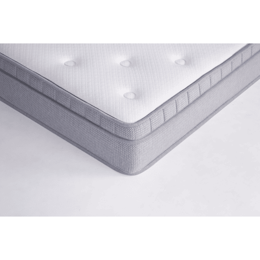 Colchão de molas 160x200 - 7 zonas, espuma confortável, ergonómico, H3, 25 cm - Branco