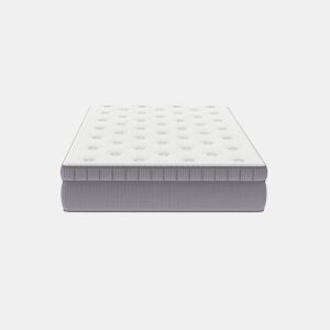 Colchão de molas 180x200 cm - 7 zonas, espuma confortável, ergonómico, H3, 25 cm - Branco