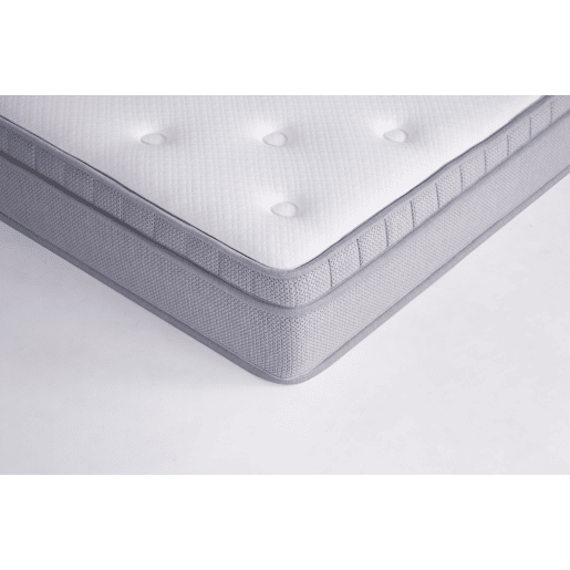 Colchão de molas 180x200 cm - 7 zonas, espuma confortável, ergonómico, H3, 25 cm - Branco