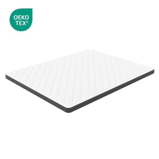 Colchão de molas 160x200 cm - Conforto H3, espuma 7 zonas, suporte lombar - Branco