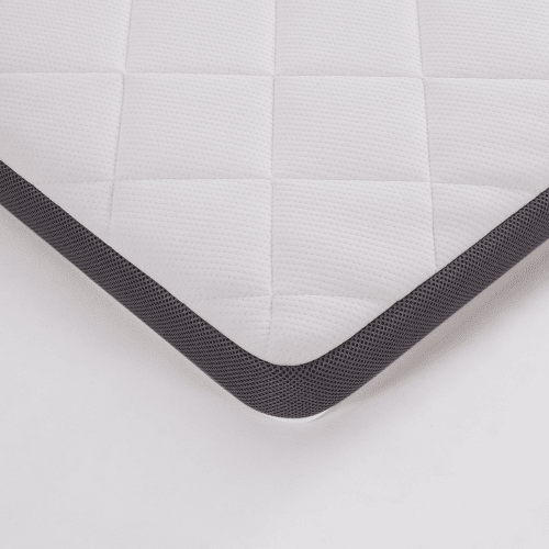 Colchão de molas 160x200 cm - Conforto H3, espuma 7 zonas, suporte lombar - Branco