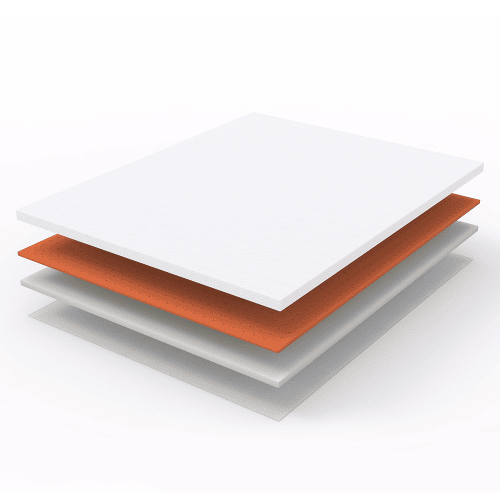 Colchão de molas 140x200 cm - Conforto H3, certificado Oeko TEX, lavável, altura 5 cm - Branco
