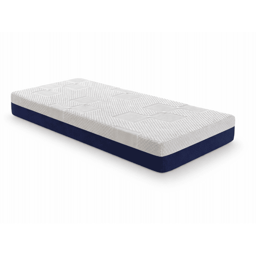 Colchão de espuma SONHO CERVINO LATEX 90x190 cm, altura 20 cm, com 2 cm de látex Altura 20 Respirável e adaptável