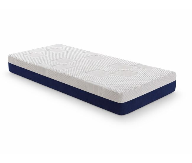 Colchón de espuma sonho cervino latex 100x200 cm, altura 20 cm, con 2 cm de látex altura 20 transpirable y adaptable