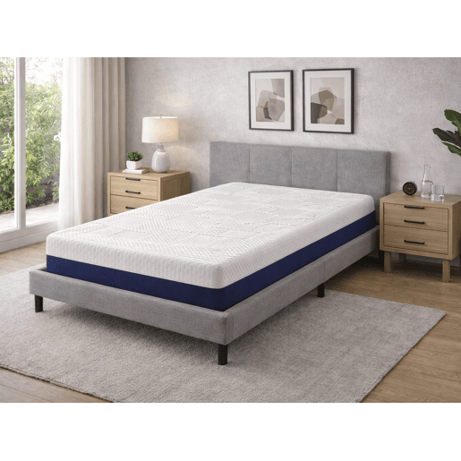 Colchão de espuma SONHO CERVINO LATEX 90x190 cm, altura 20 cm, com 2 cm de látex Altura 20 Respirável e adaptável